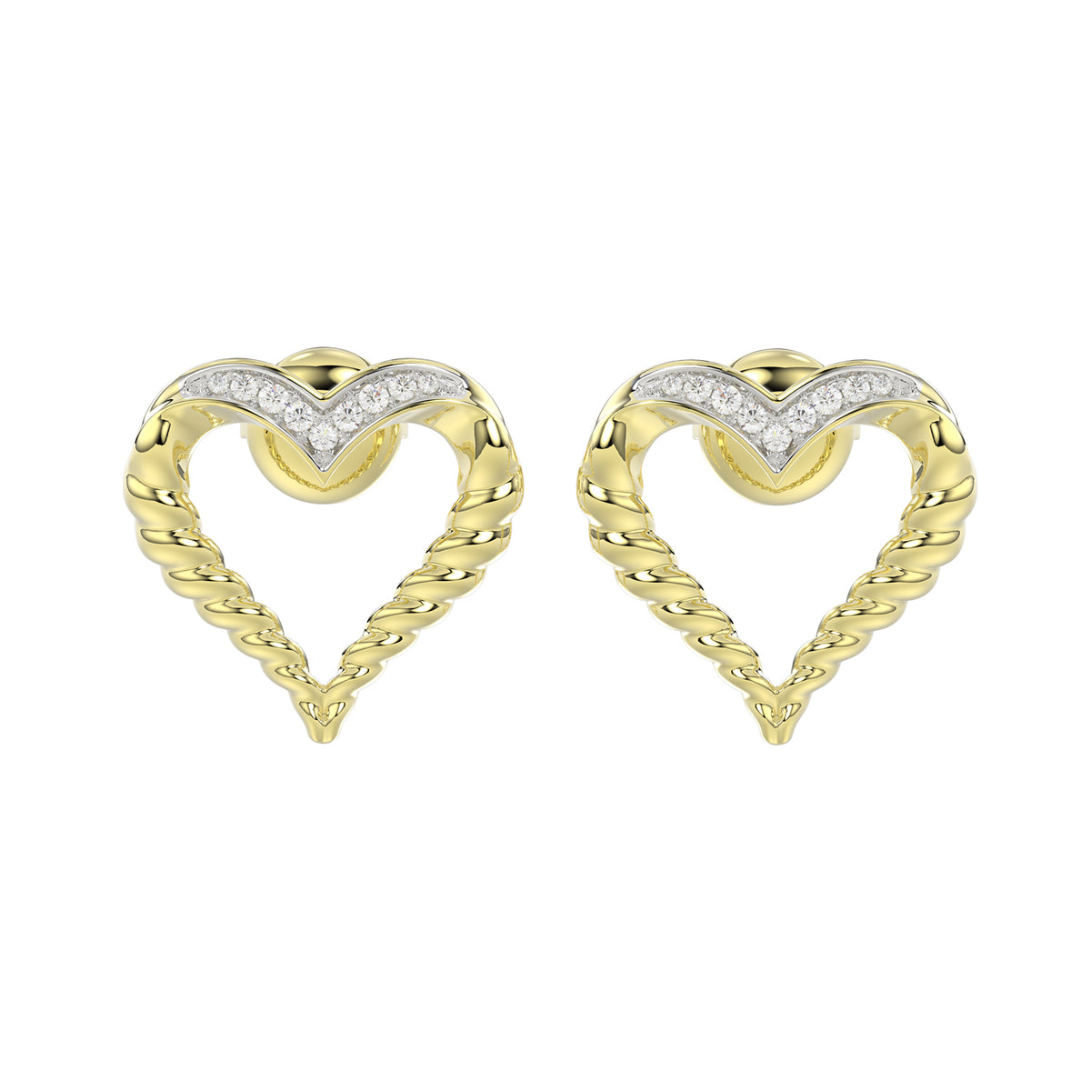 LADIES RING 0.25CT ROUND DIAMOND 14K WHITE GOLD