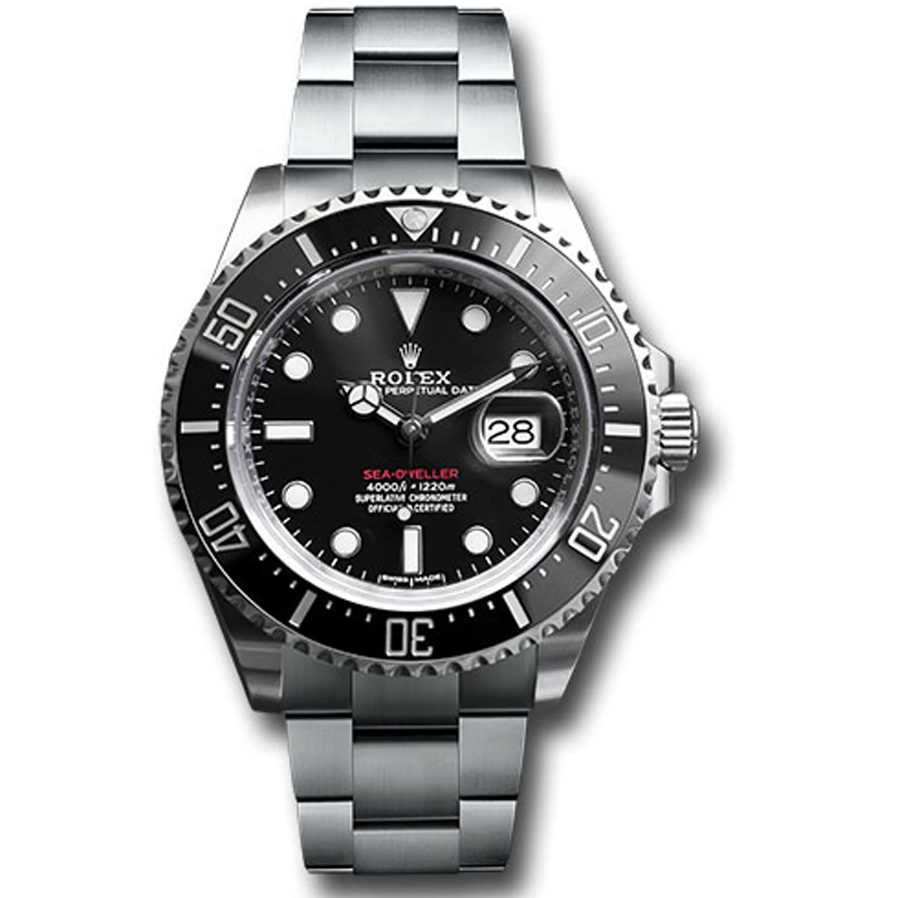 Rolex Sea-Dweller Black Dial On Oyster Ref 126600 With New Style Card White 2018