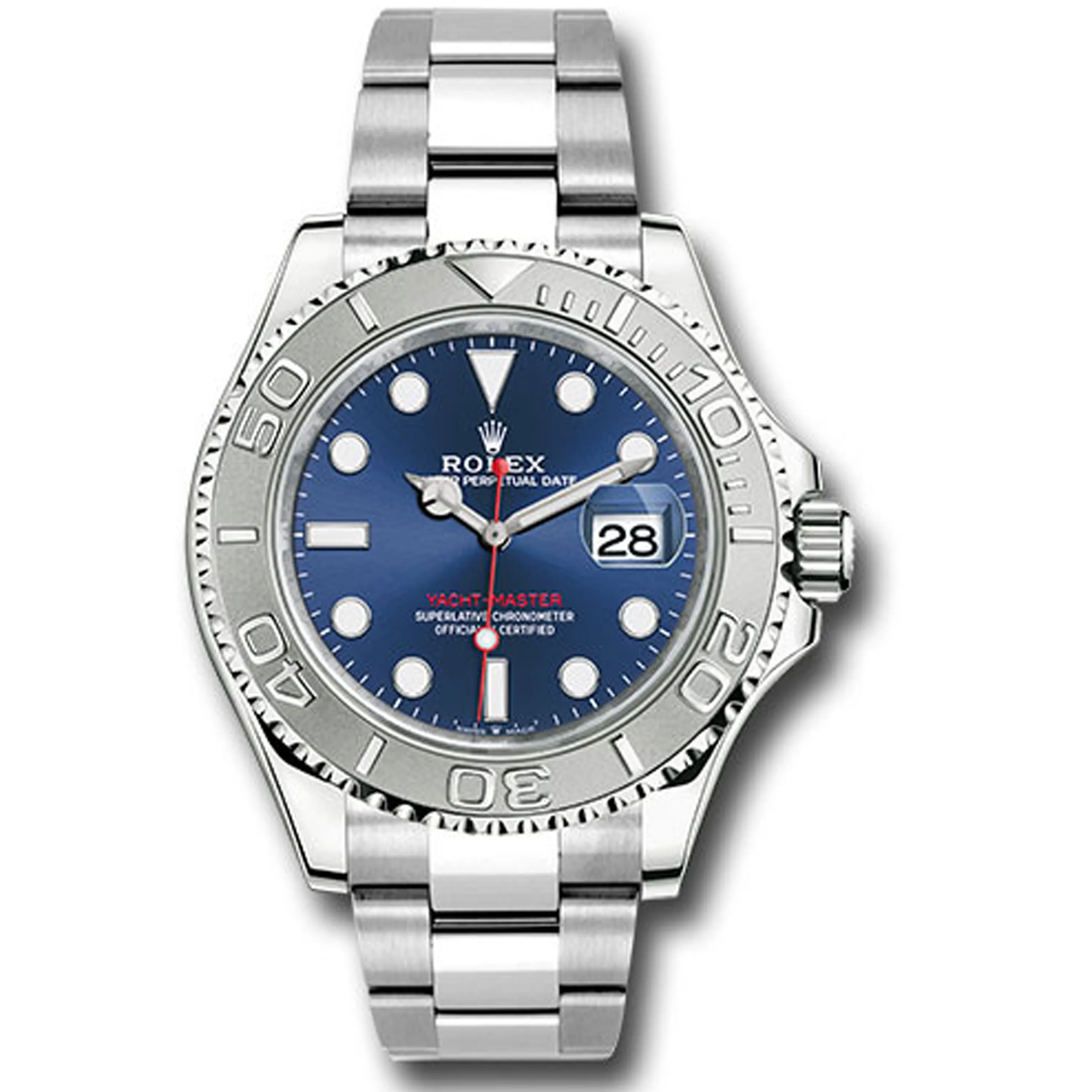 Rolex Yacht-Master Blue Dial on Oyster Ref 126622 with New Style Card White 2020