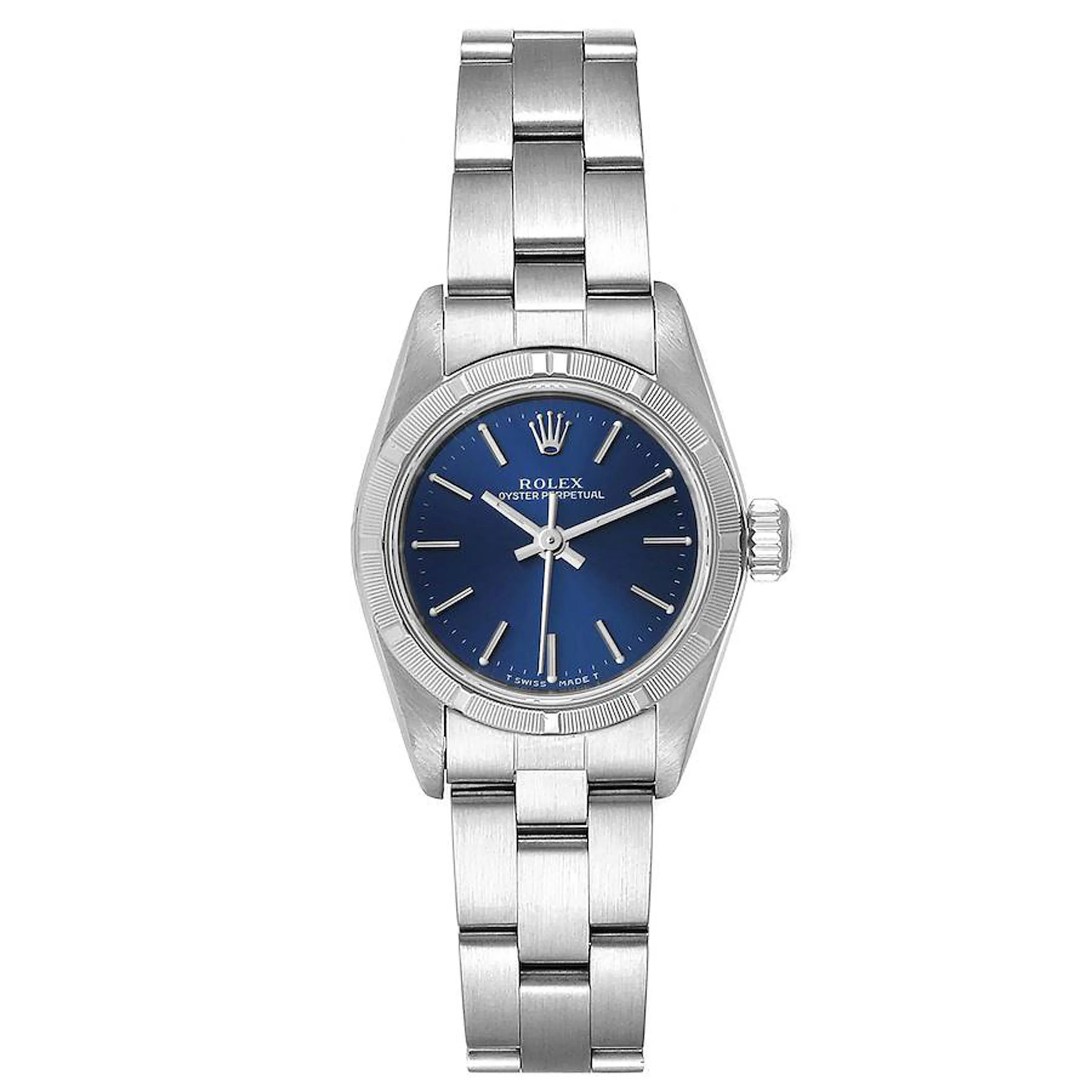 Rolex Oyster Perpetual Blue Dial On Oyster