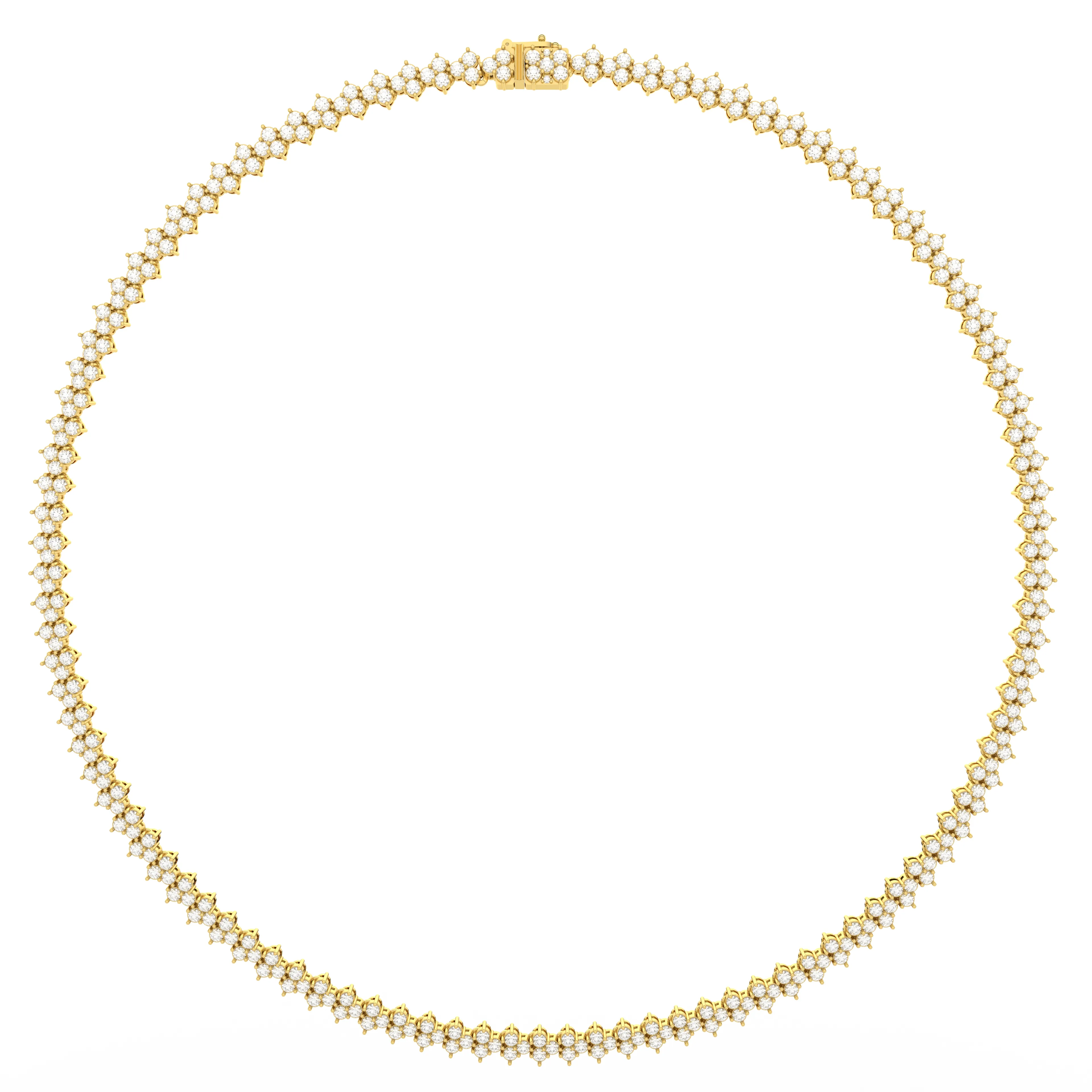 Lab Grown Diamond Riviere Necklace