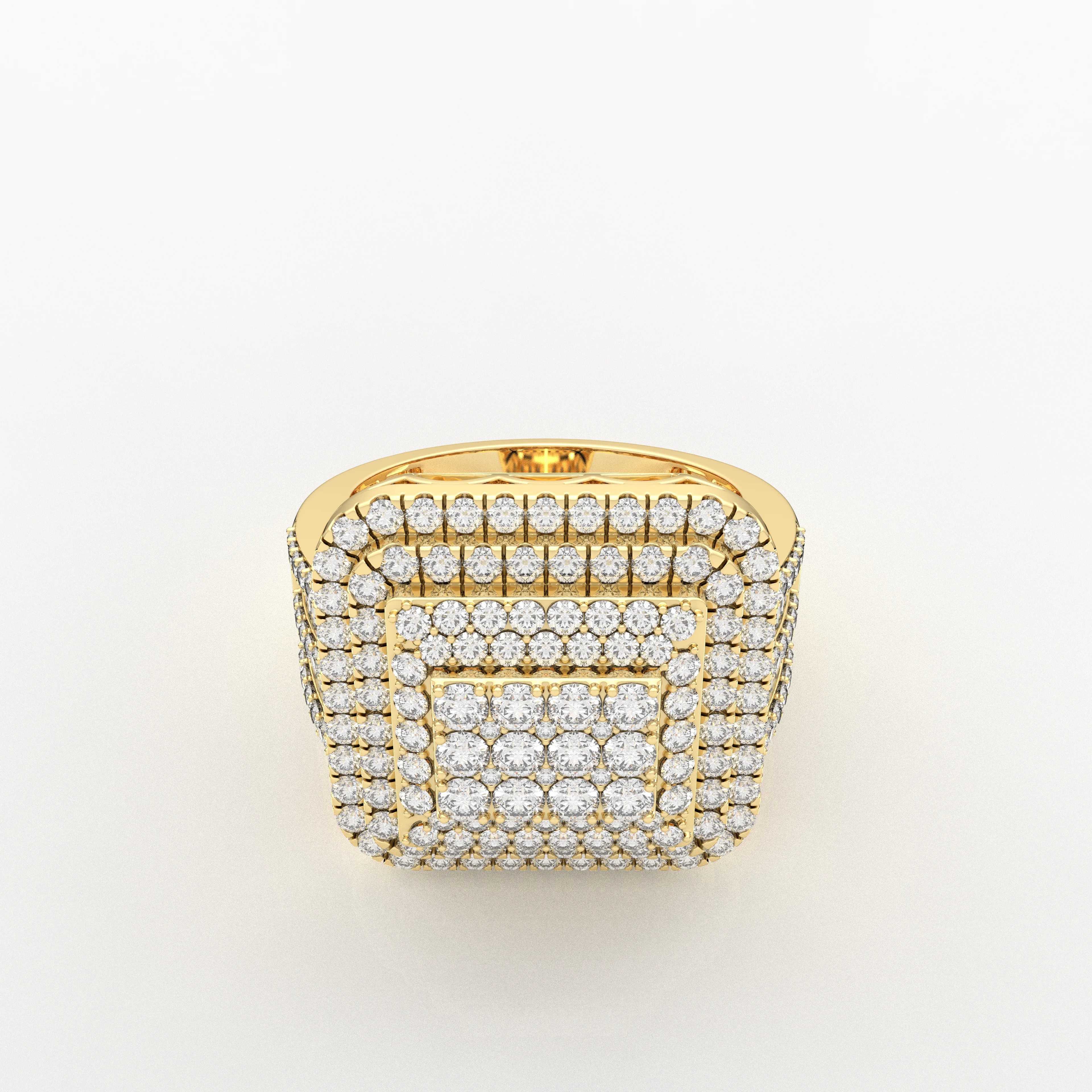 Diamond Men's Sterling Ring