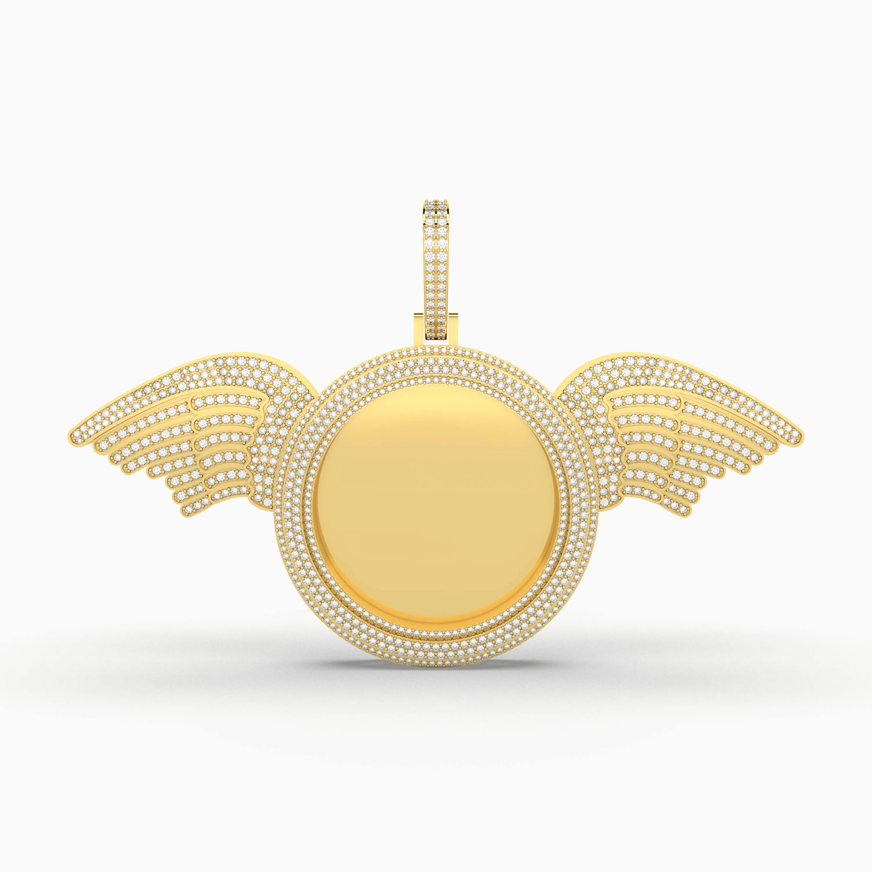 Hip Hop Style Natural Diamond Pendant