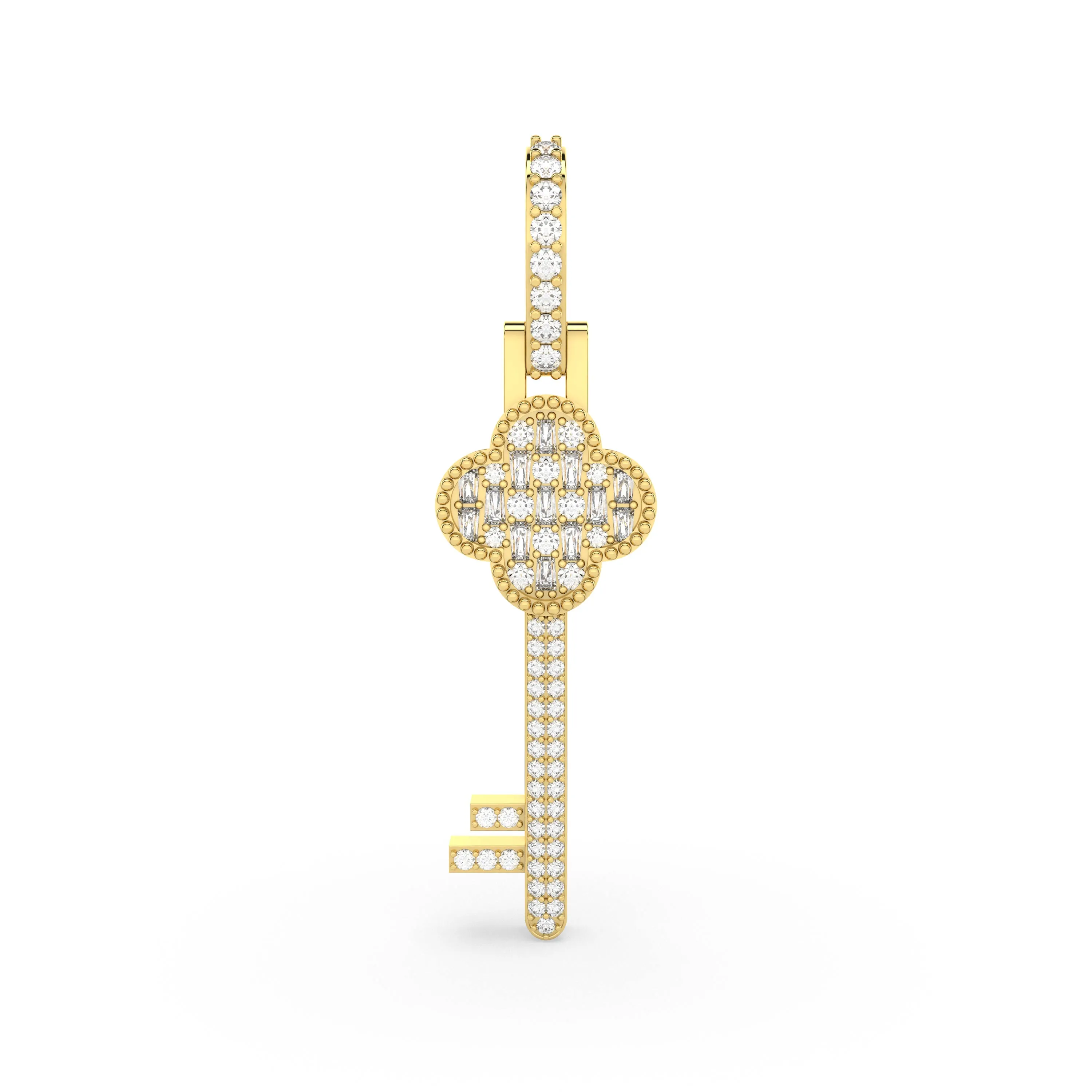Key Natural Diamond Pendant