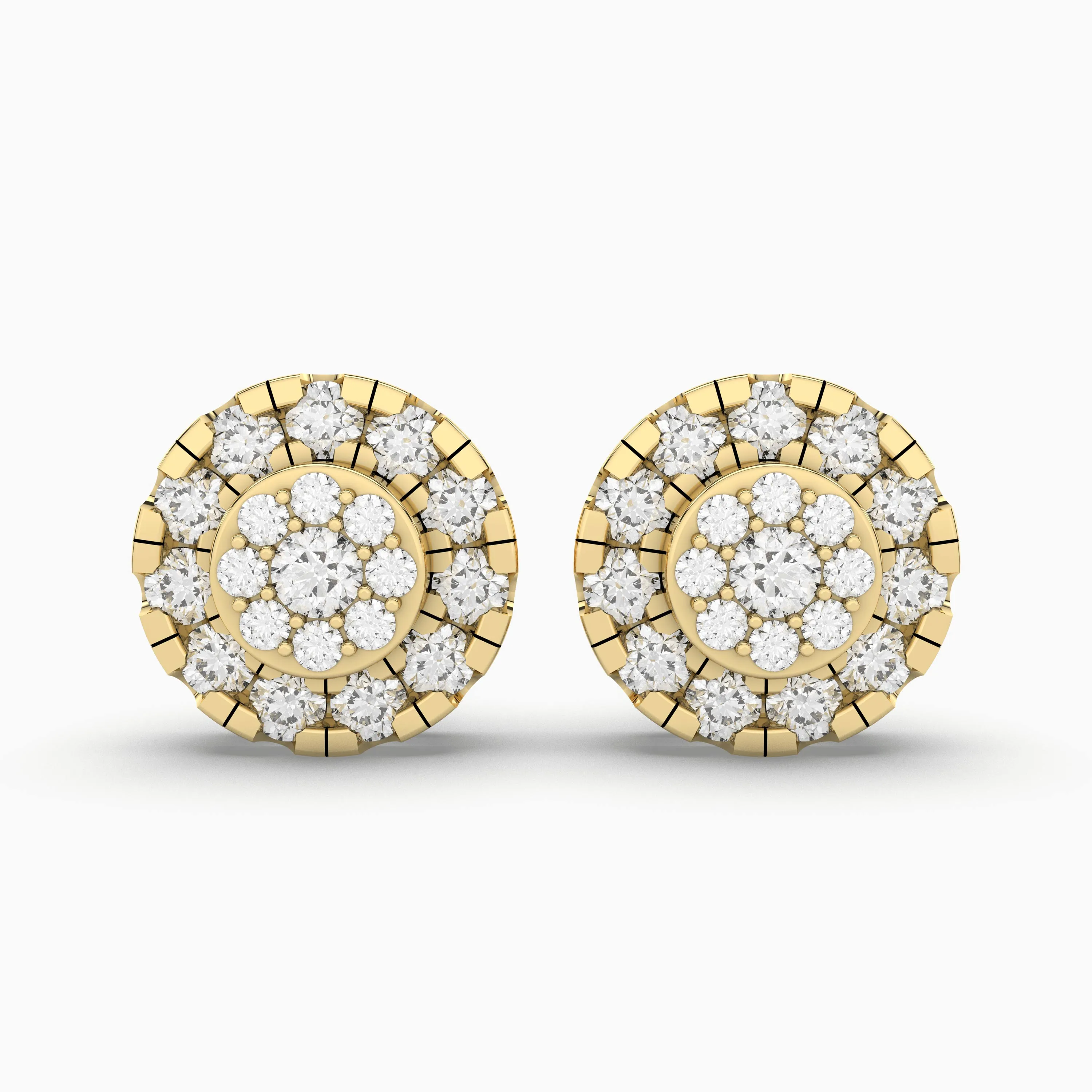 0.35 CT.T.W. Natural Diamond Stud Earring