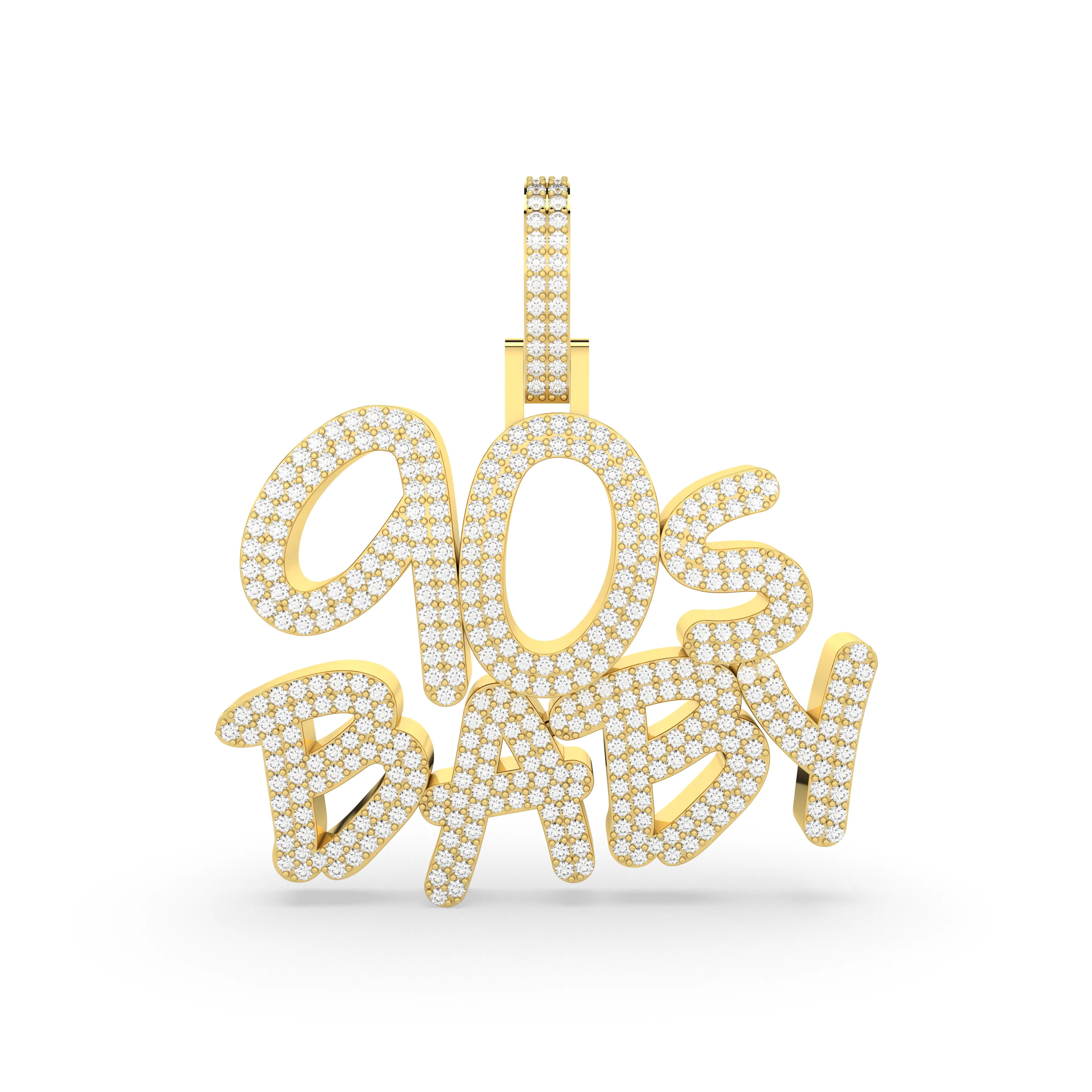 "90s Baby" Natural Diamond Pendant