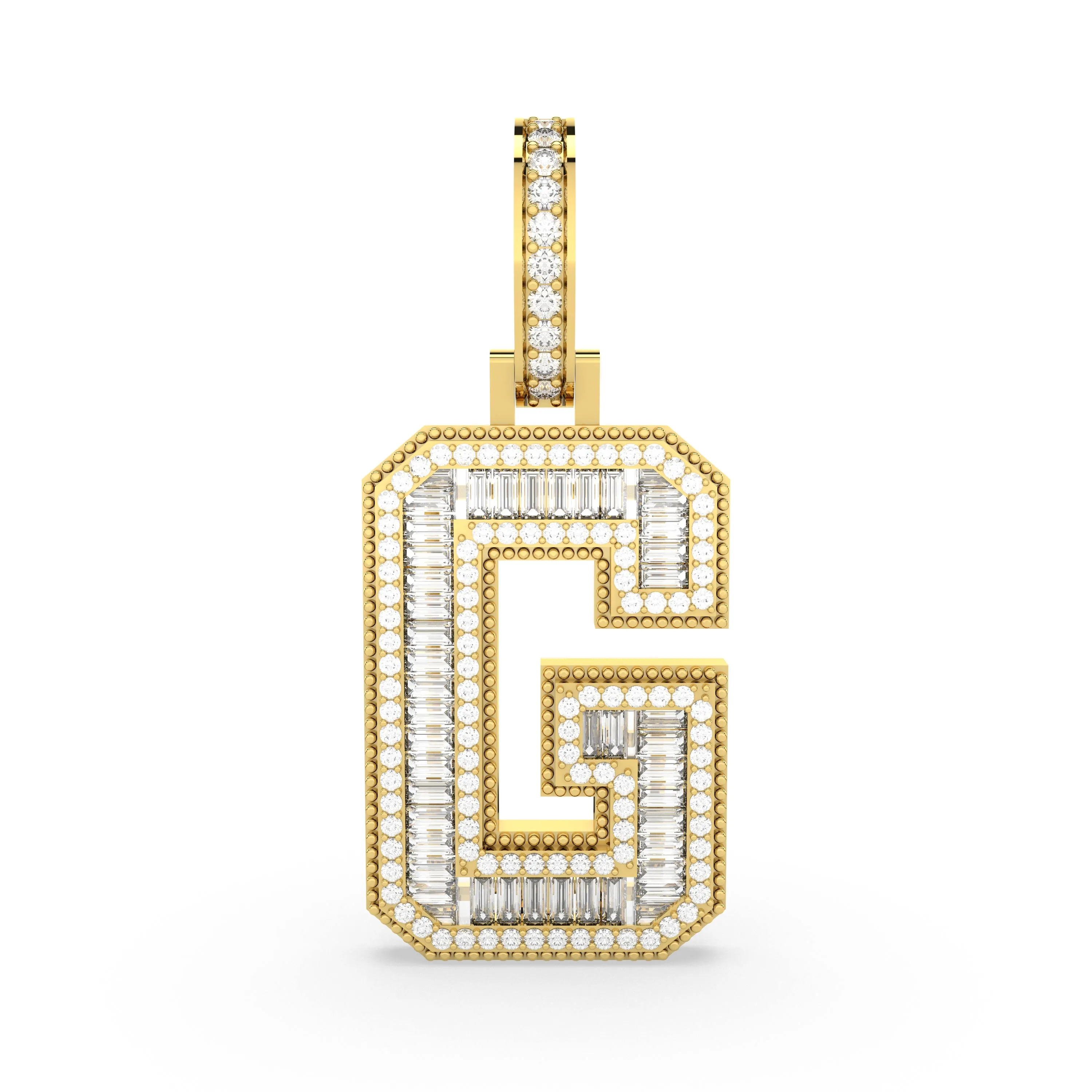 "G" Initial Letter Pendant