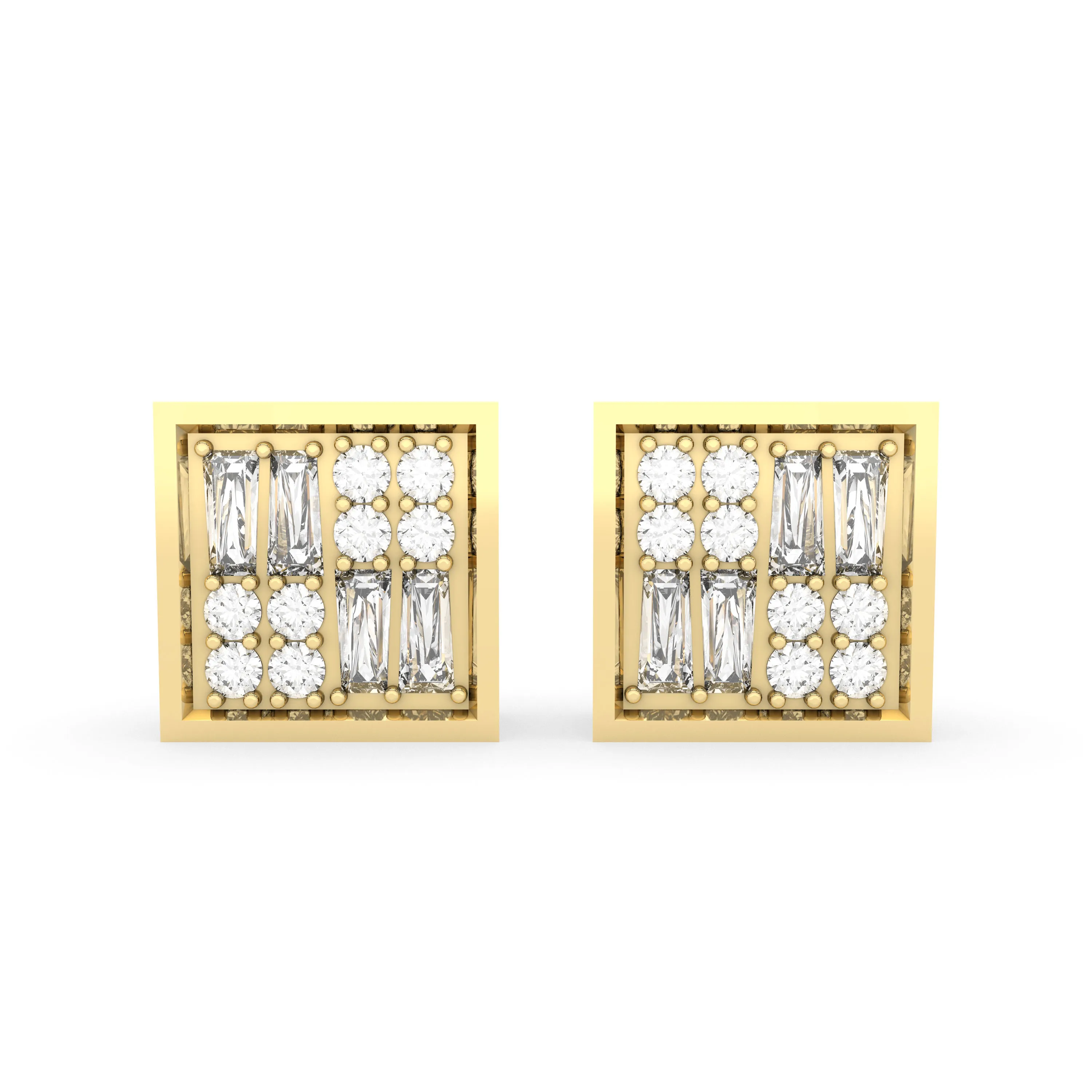 1.15 CT.T.W Natural Diamond Earrings