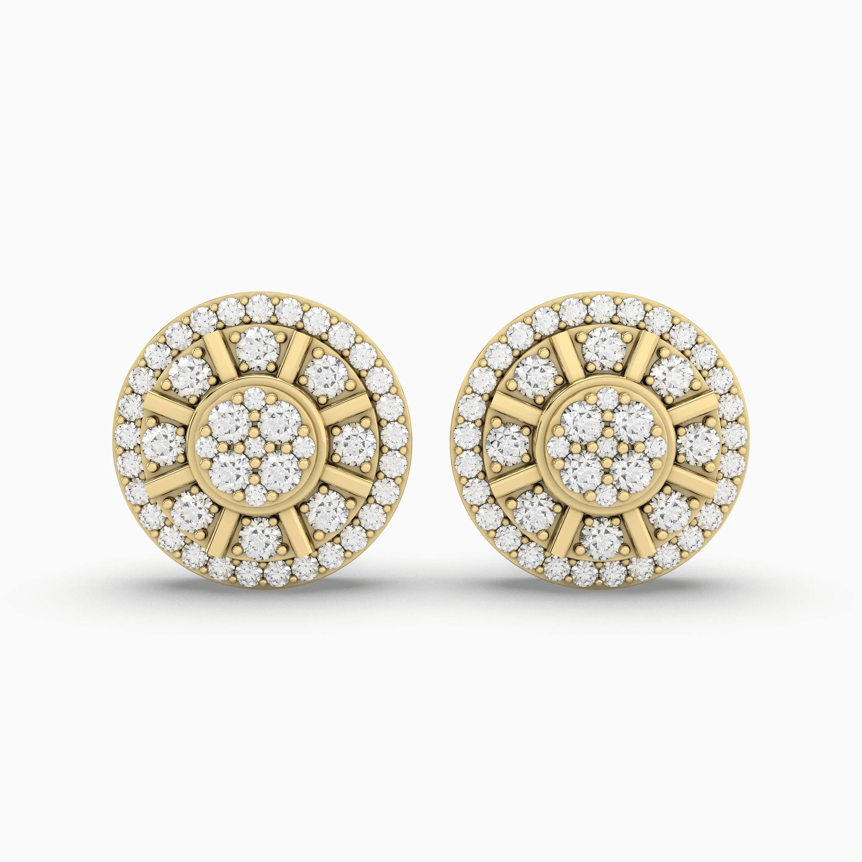 0.4 CT.T.W Round Natural Diamond Earrings