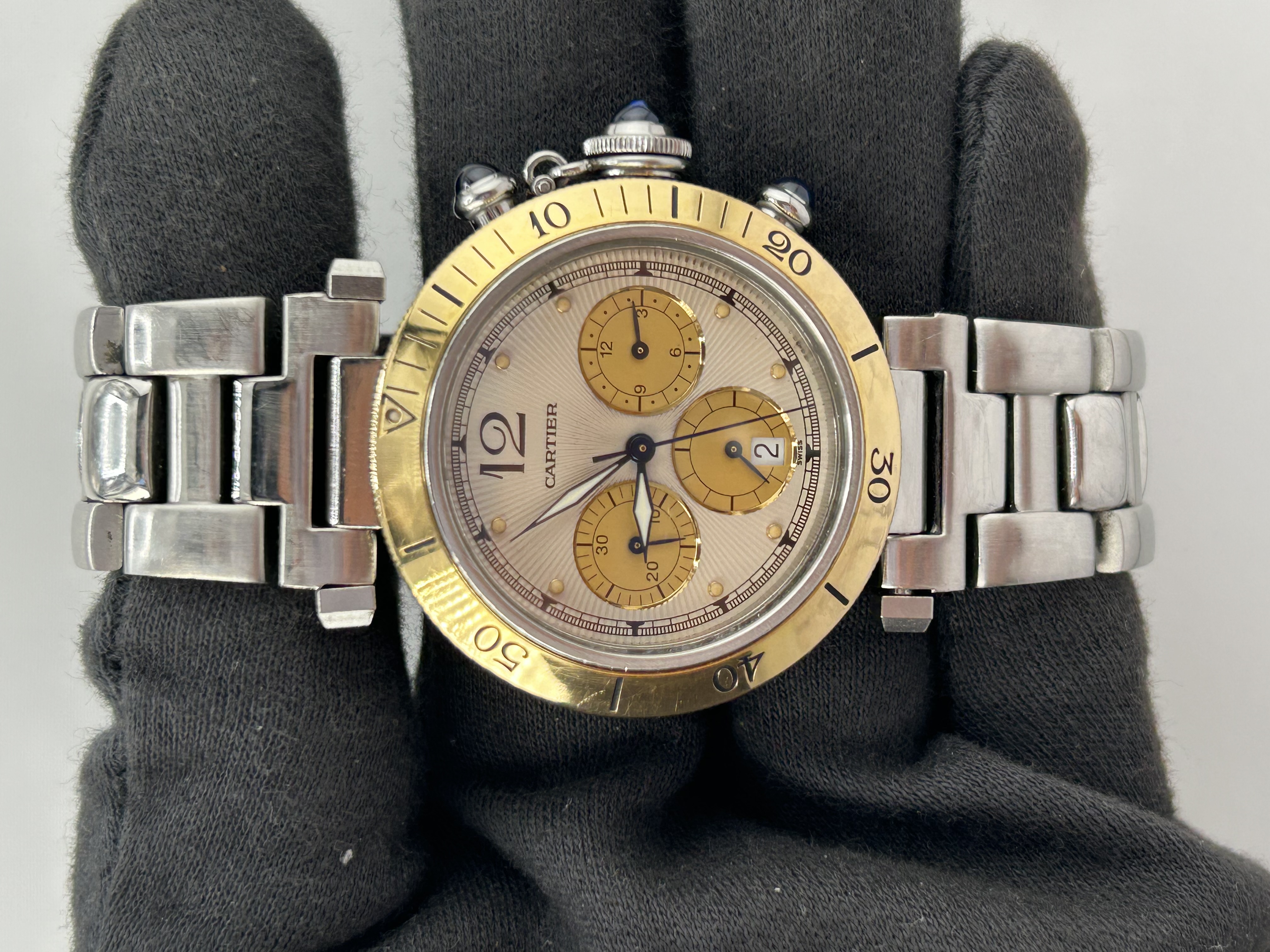 Cartier Pasha Ivory Dial Ref. W3101155