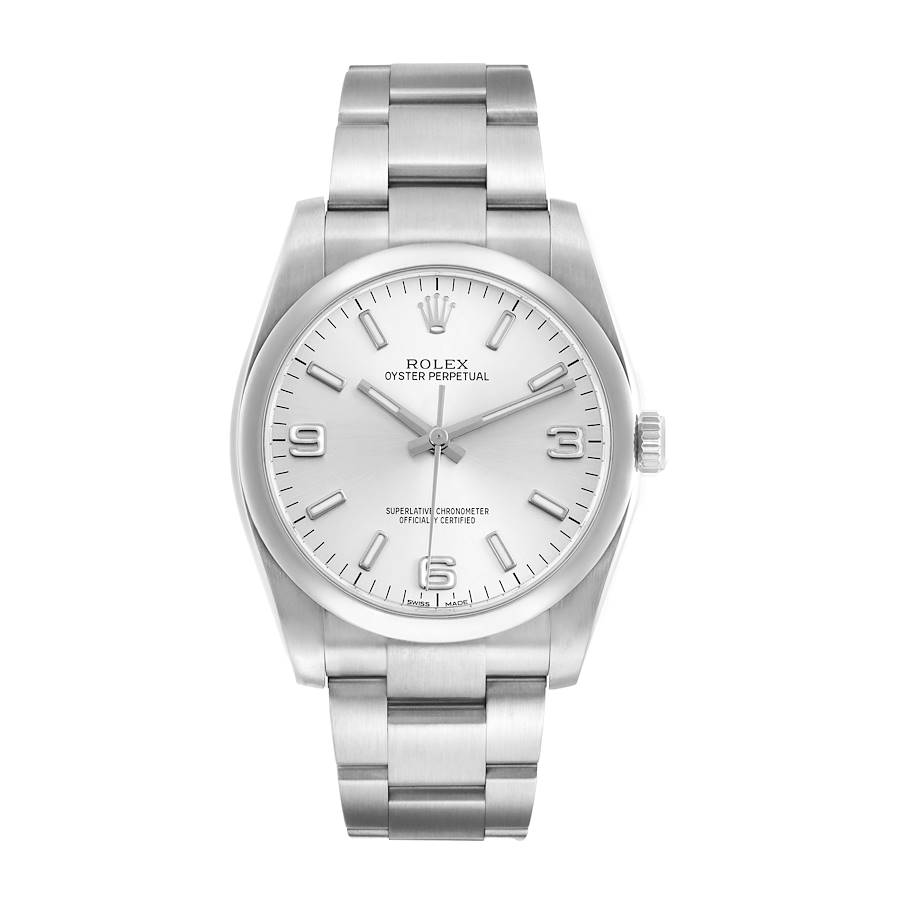 Rolex Oyster Perpetual Silver Dial on Oyster Ref. 116000 Card 2014