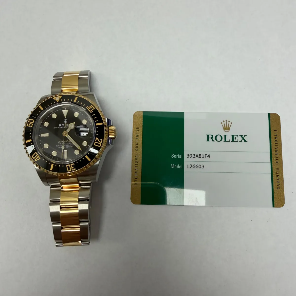 Rolex Sea-Dweller 43 Black Dial On Oyster