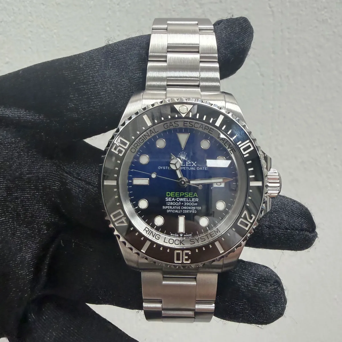 Rolex Sea-Dweller Deepsea Blue James Cameron Dial On Oyster Ref 126660 with New Style Card White 2019