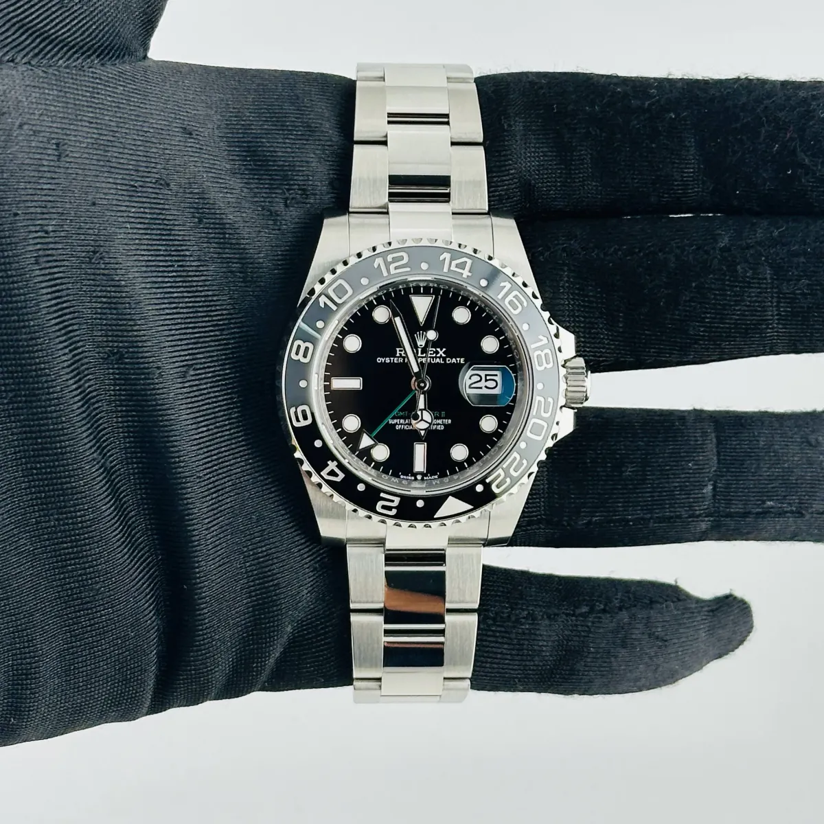 Rolex GMT-Master II Bruce Wayne Black Dial On Oyster