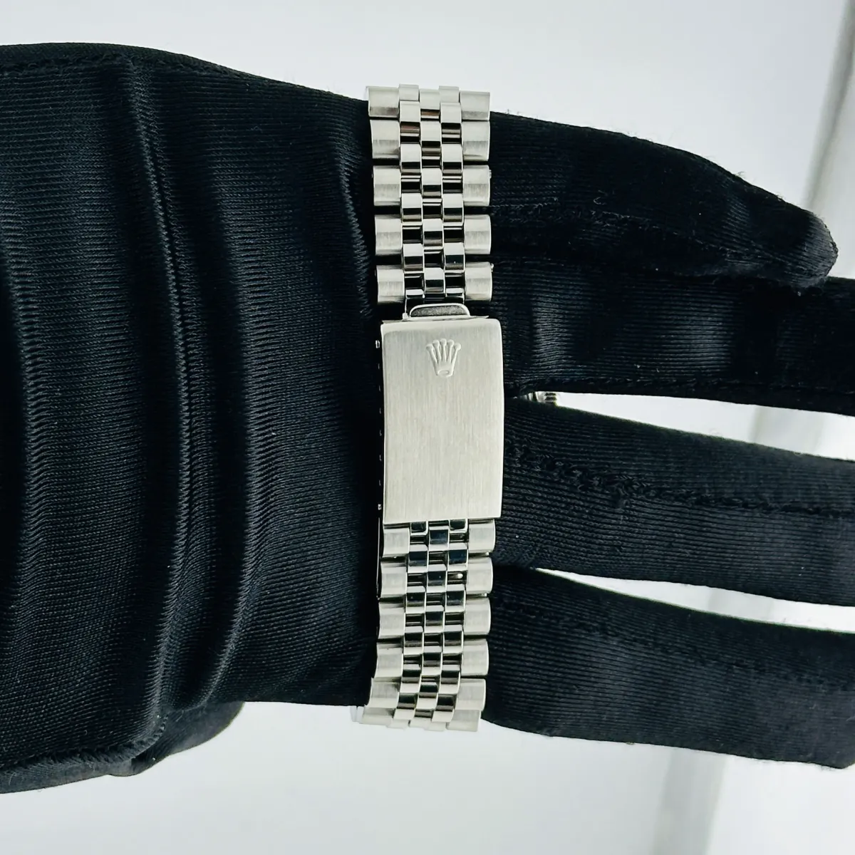 Rolex Datejust Silver Stick Dial on Jubilee