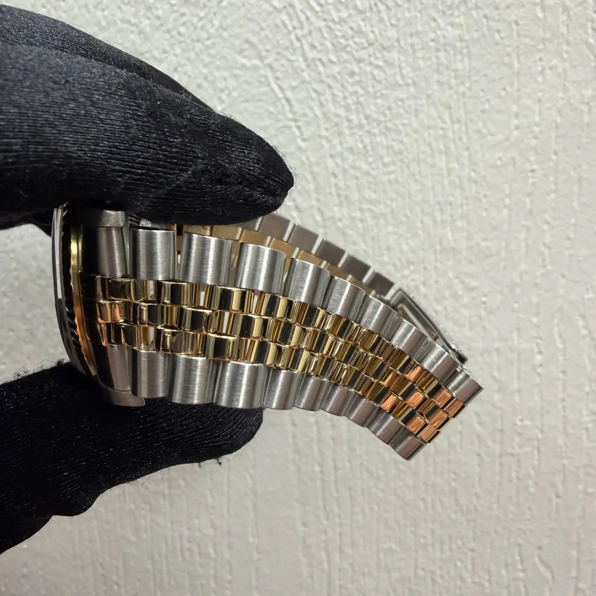 Rolex Datejust Gold Dial On Jubilee Ref 16233