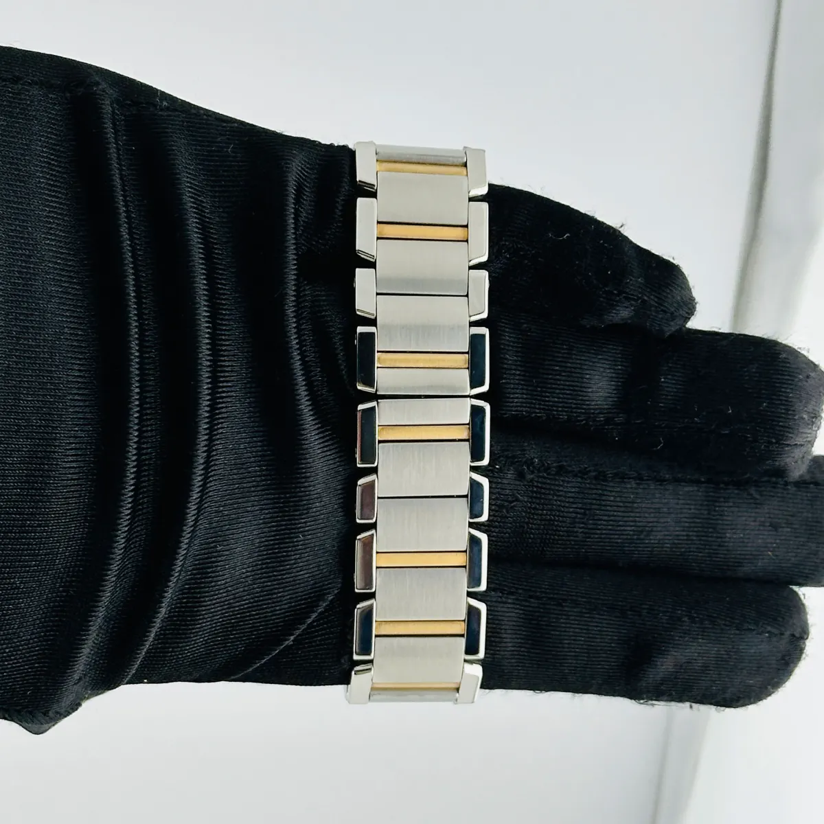 Cartier Tank Francaise Silver Roman Dial on 2 Tone Ref 2302
