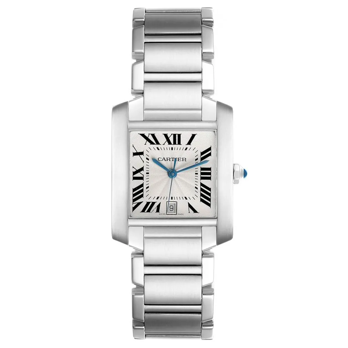 Cartier Tank Francaise White Roman Dial
