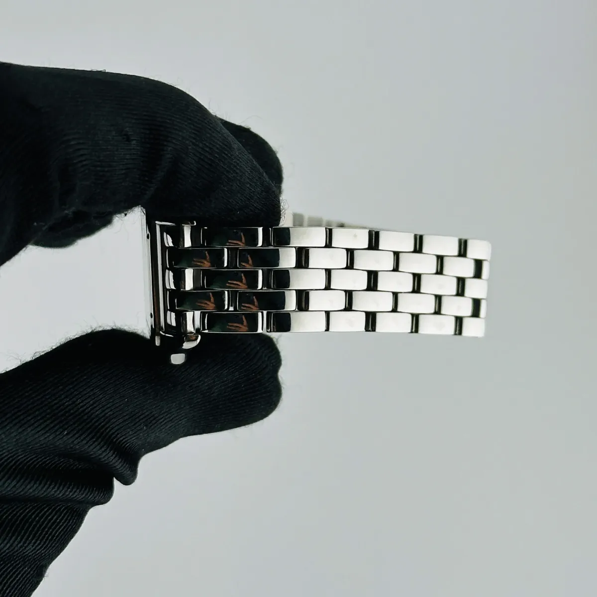 Cartier Panthere Midsize Silver Roman Dial on 5 Row Links