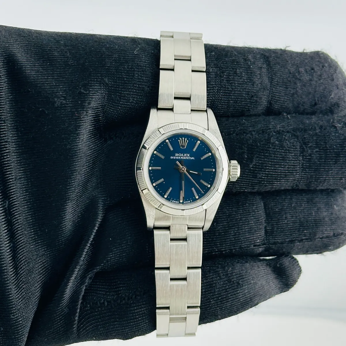 Rolex Oyster Perpetual Blue Dial On Oyster