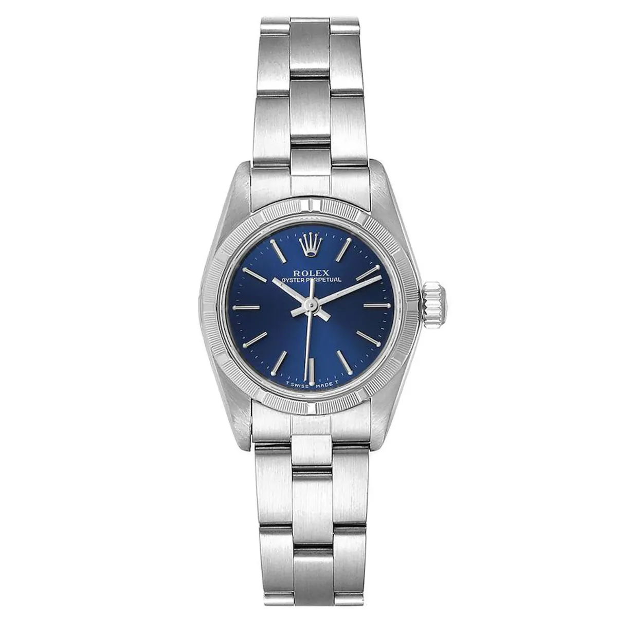 Rolex Oyster Perpetual Blue Dial On Oyster