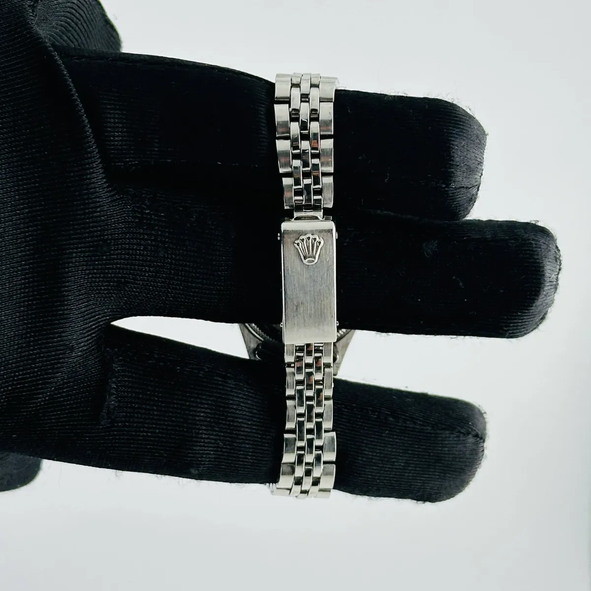 Rolex Datejust Lady Blue Stick Dial on Jubilee