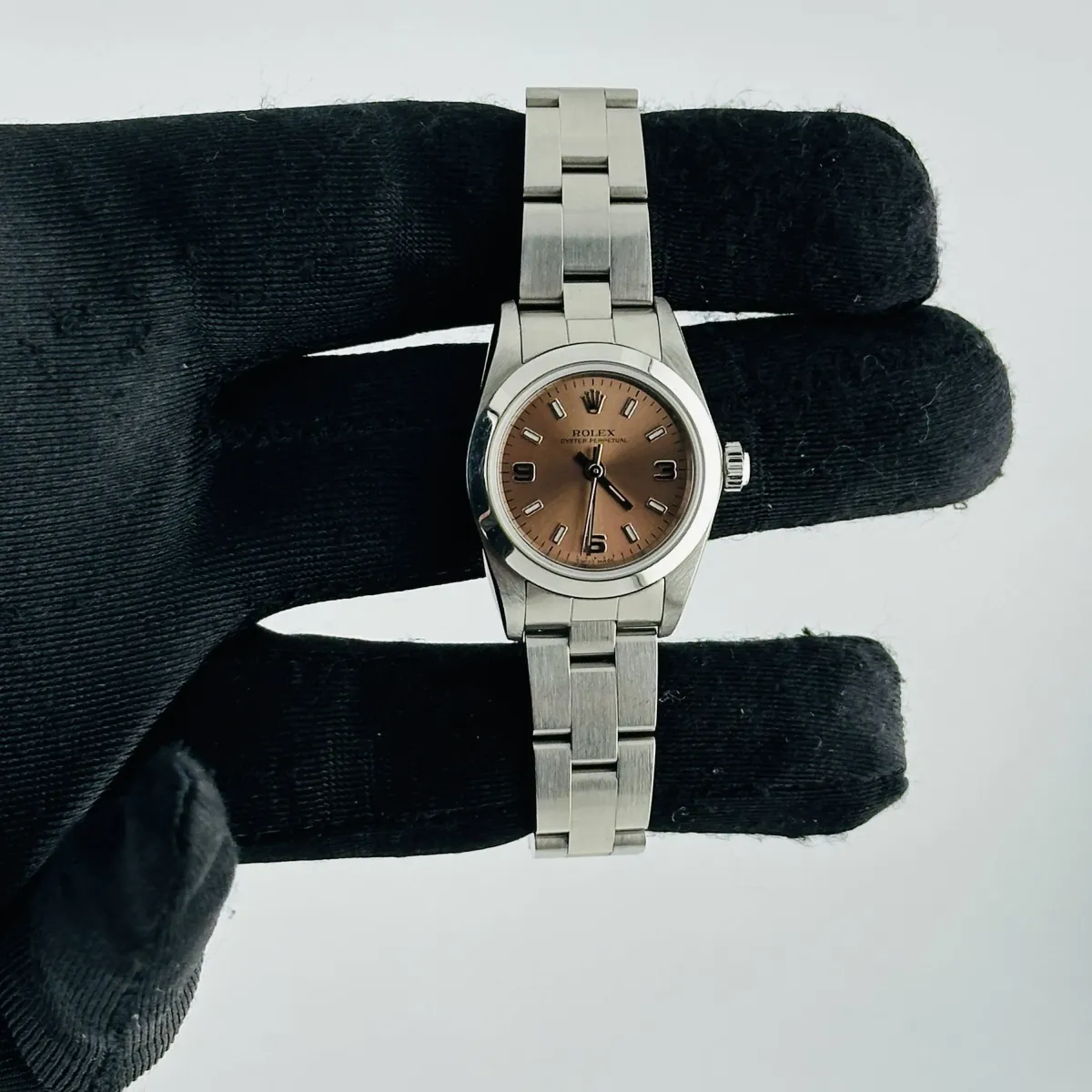 Rolex Oyster Perpetual Salmon Dial On Oyster Ref 76080