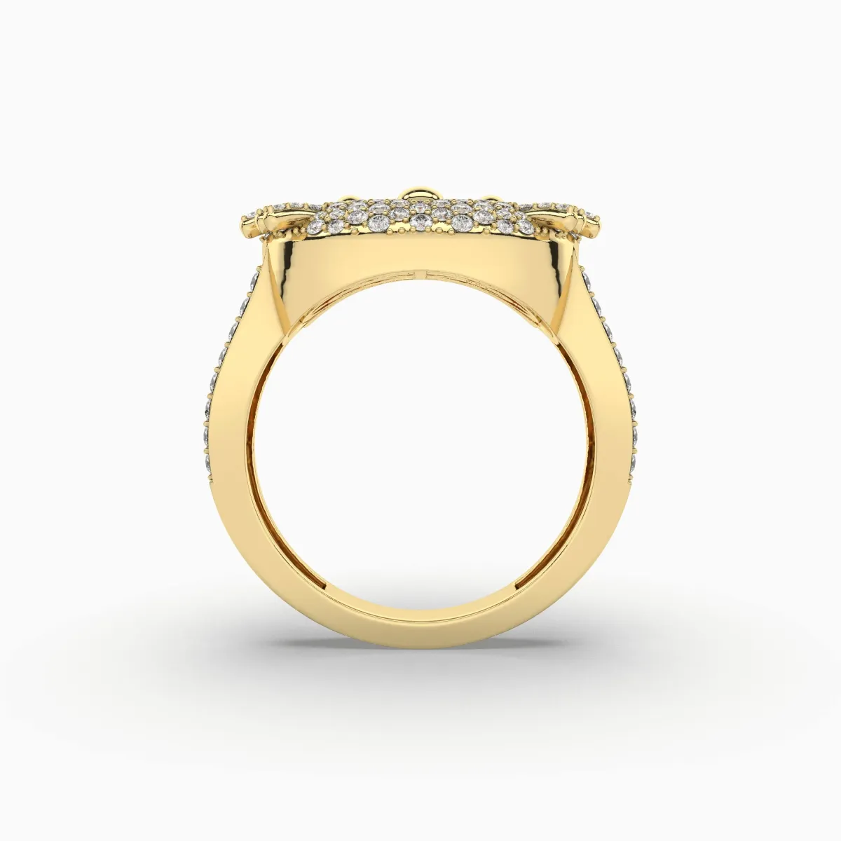 Aisha Kitty Inspired Natural Diamond  Ring For Womens