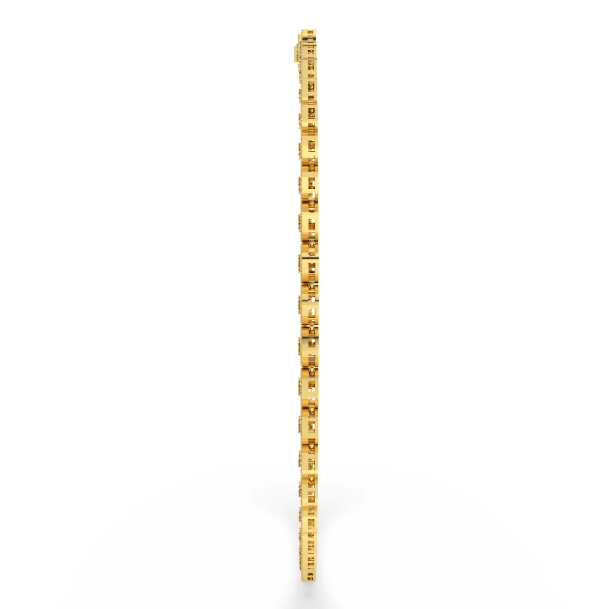 Featuring Continuous Line Of Natural Diamond Heart-Shaped Tennis Necklace