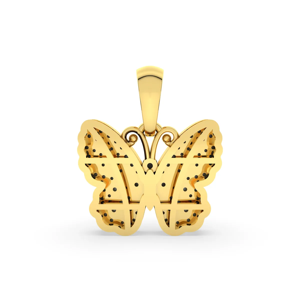 Crystal Butterfly Pendant For Women