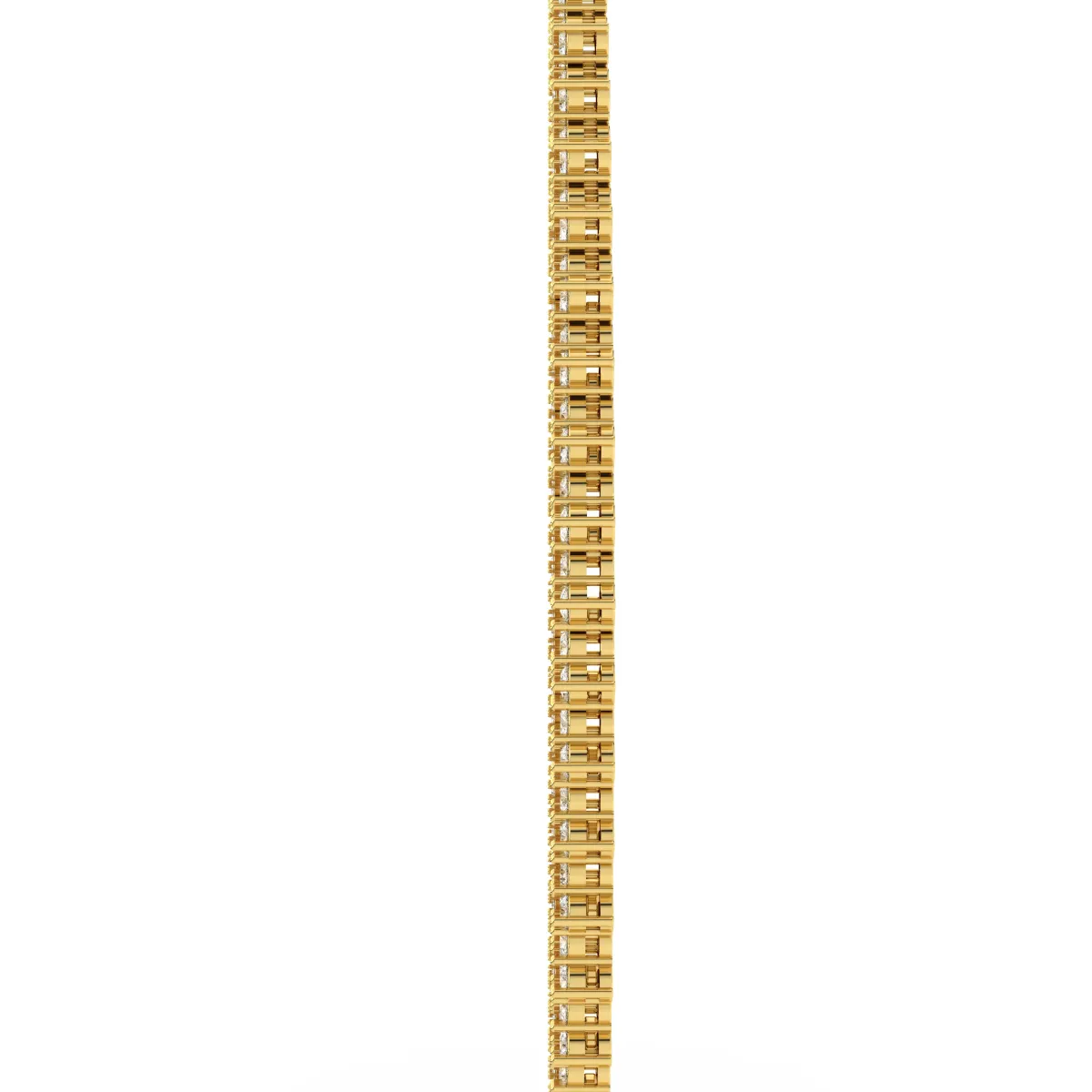 Featuring White Natural Diamonds Riviere Clique Necklace