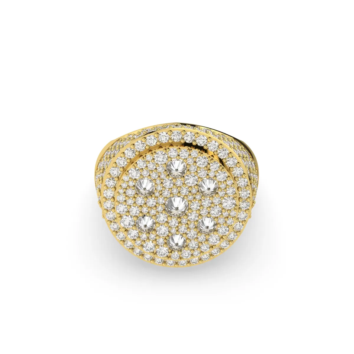 Lab Grown Diamond Cluster Ring