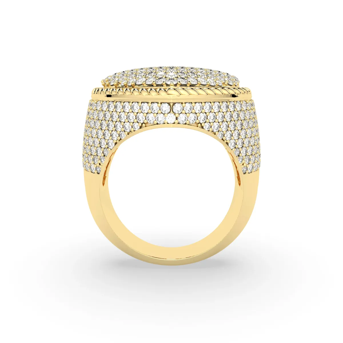 Heart Shape Brilliant Round Natural Diamond Ring