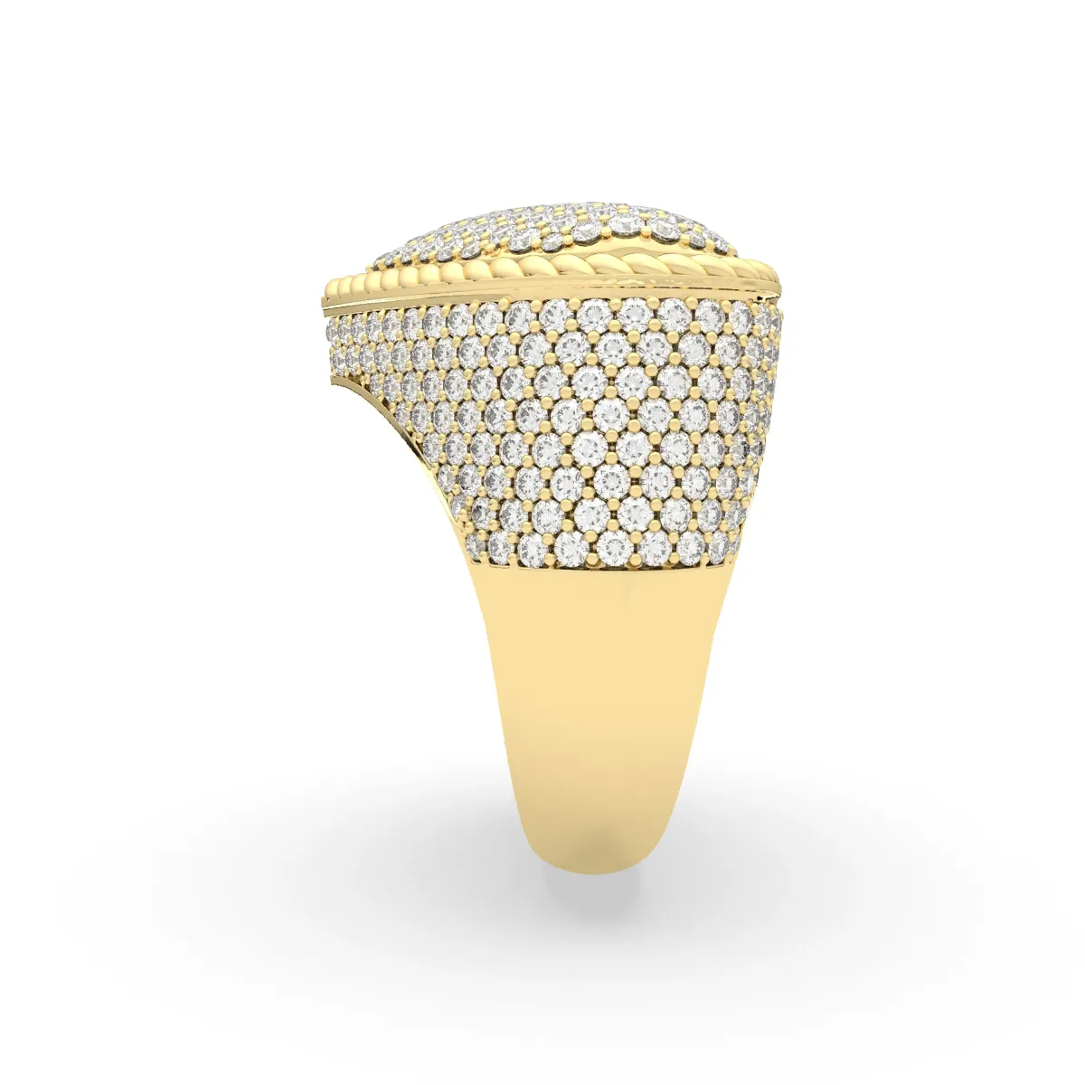 Heart Shape Brilliant Round Natural Diamond Ring