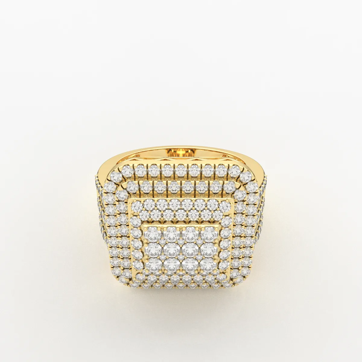Diamond Men's Sterling Ring