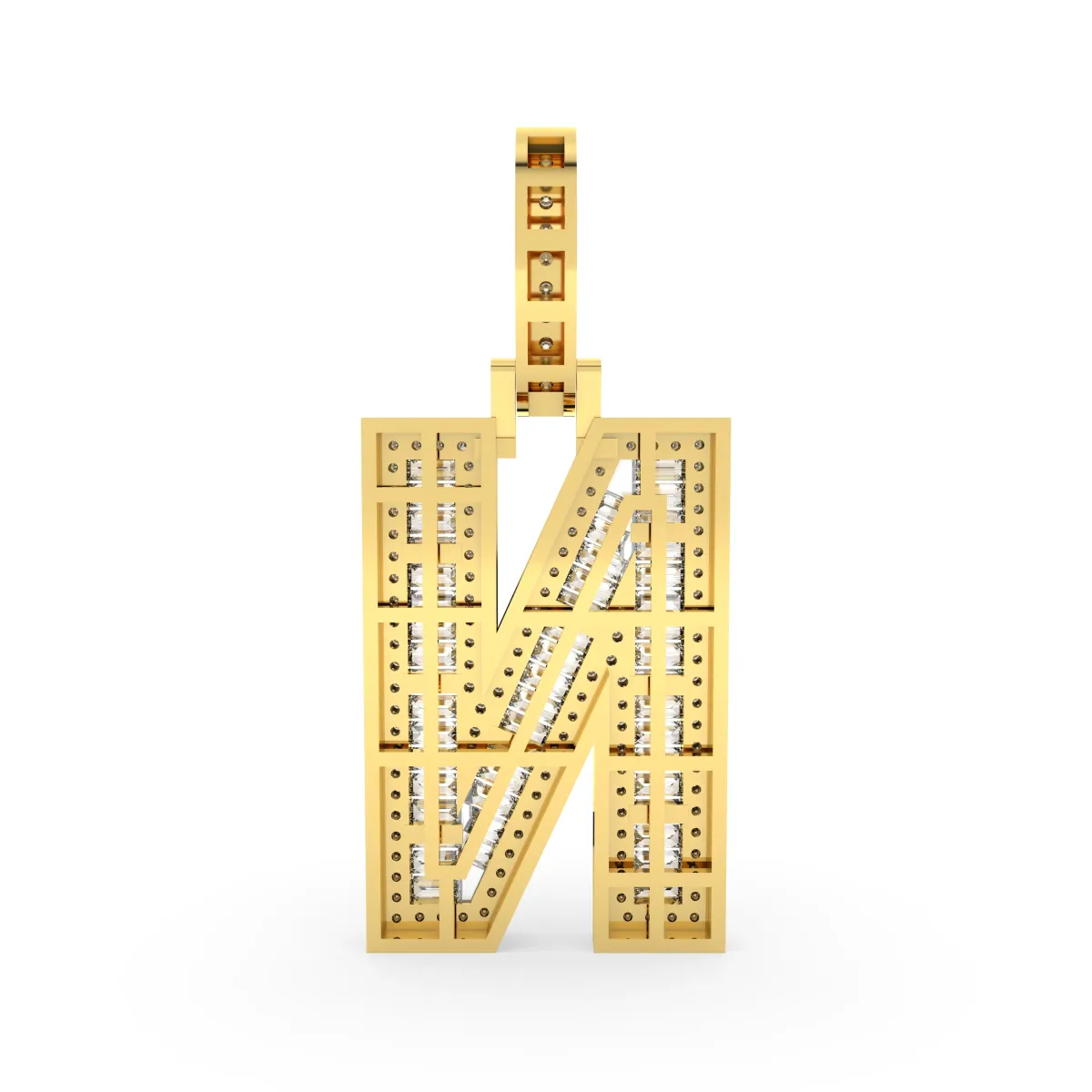 Natural Diamond Initial 