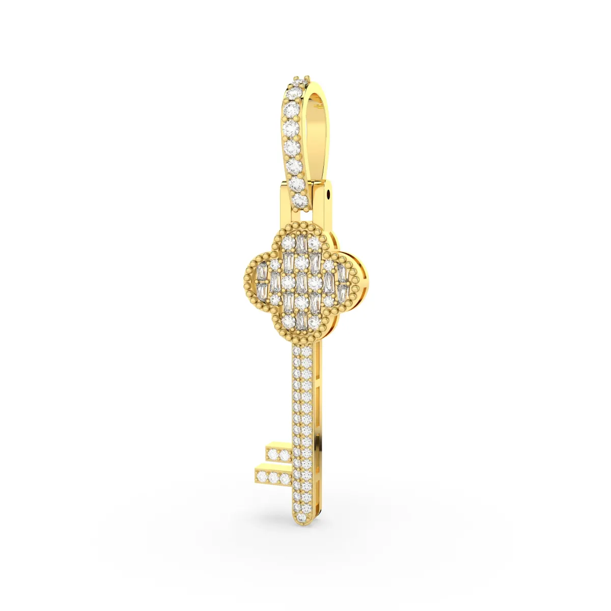 Key Natural Diamond Pendant