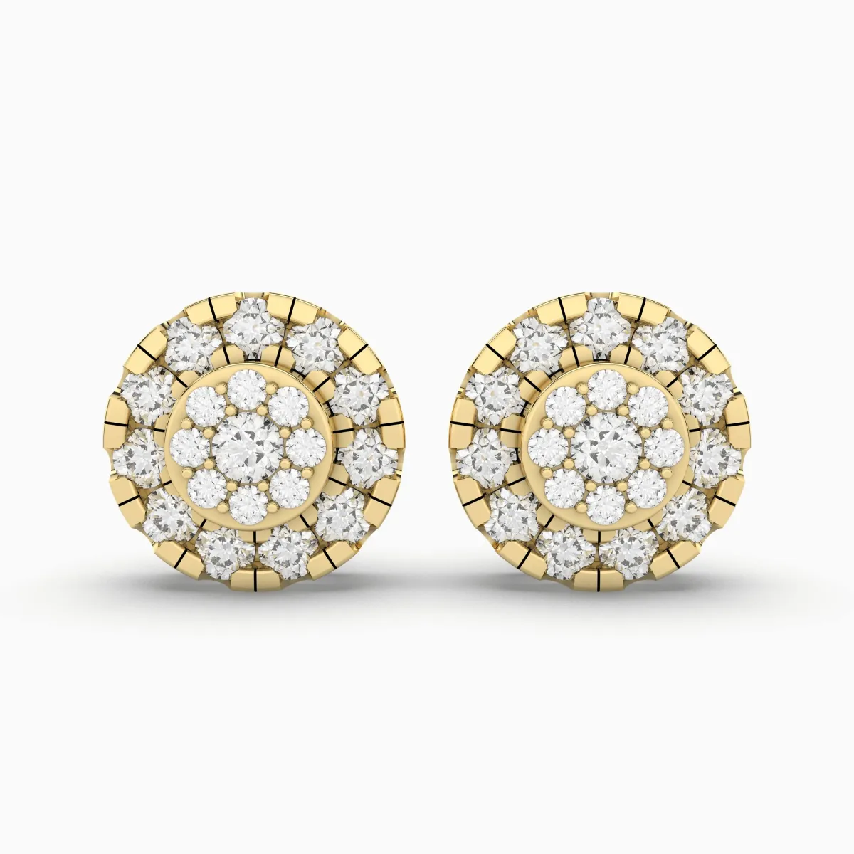 0.35 CT.T.W. Natural Diamond Stud Earring