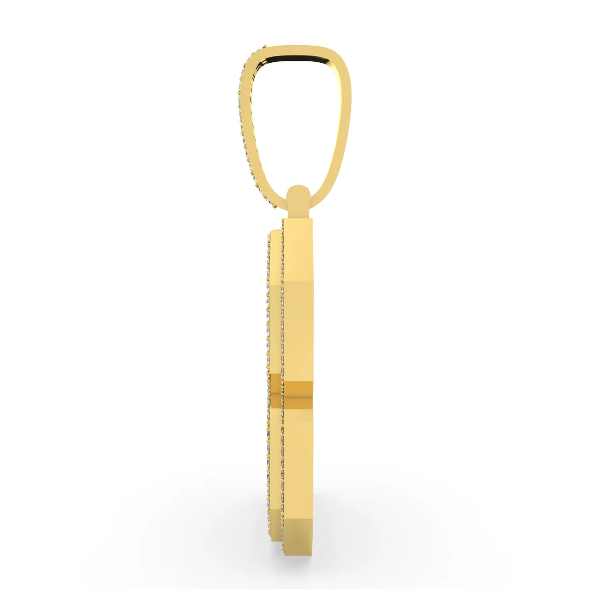 Unisex Round Natural diamond 