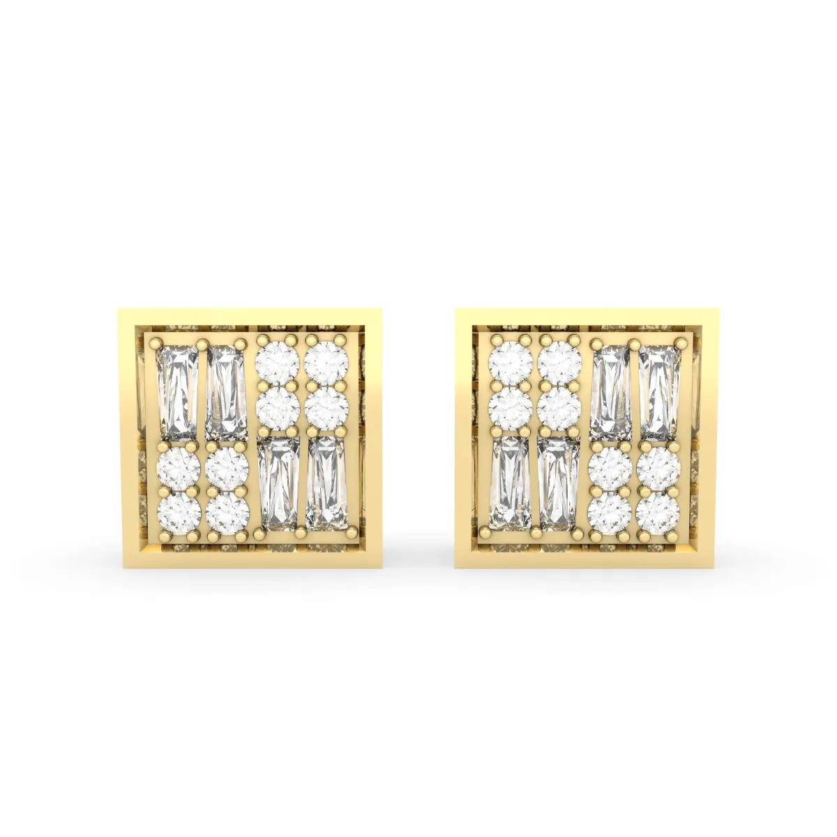 1.15 CT.T.W Natural Diamond Earrings