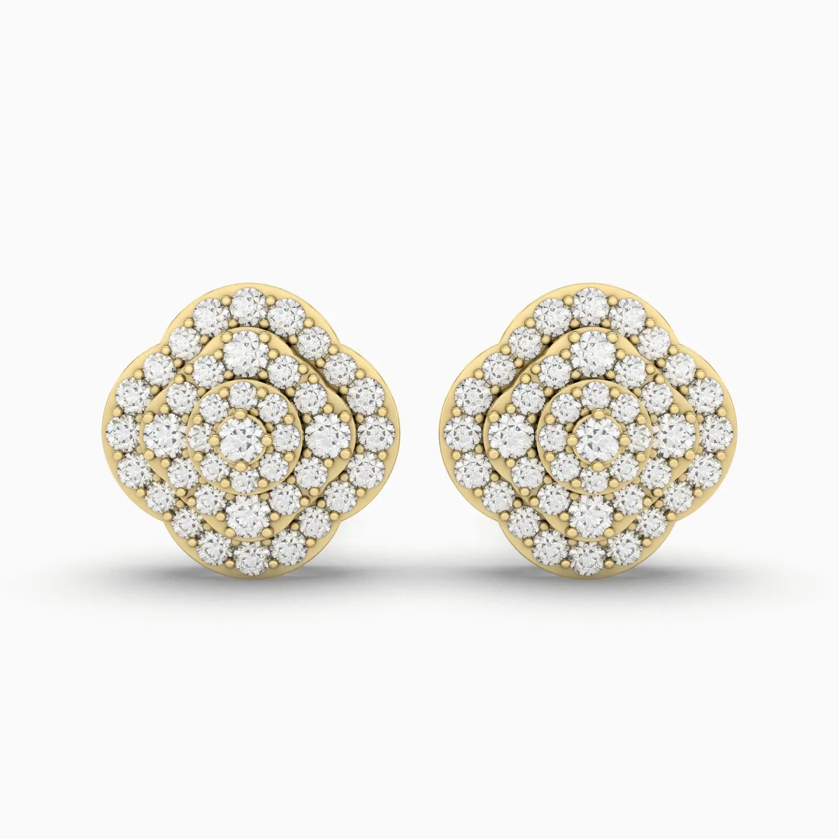 Charming Radiance Natural Diamond Studs Earrings