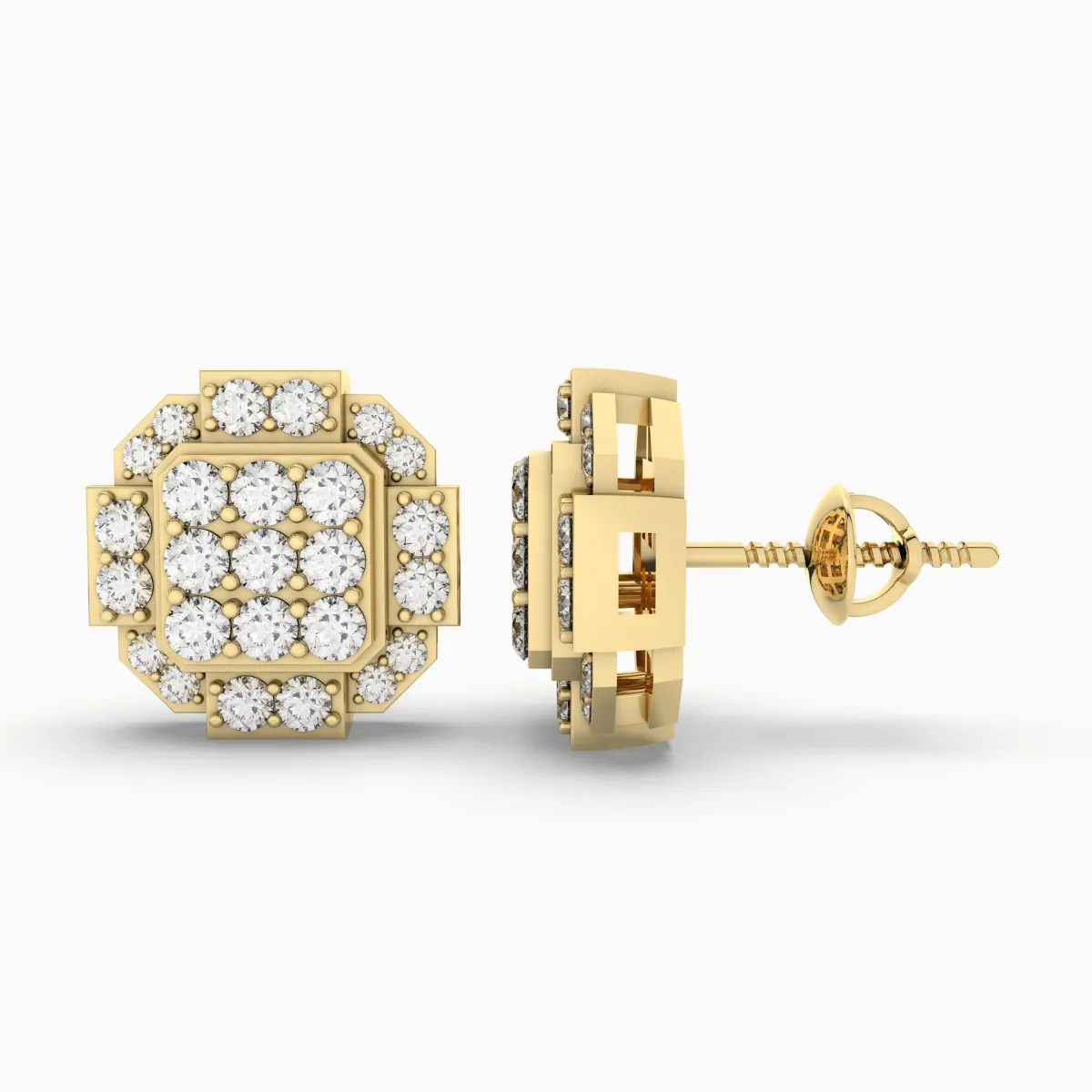 Baguette Dainty Studs Earrings