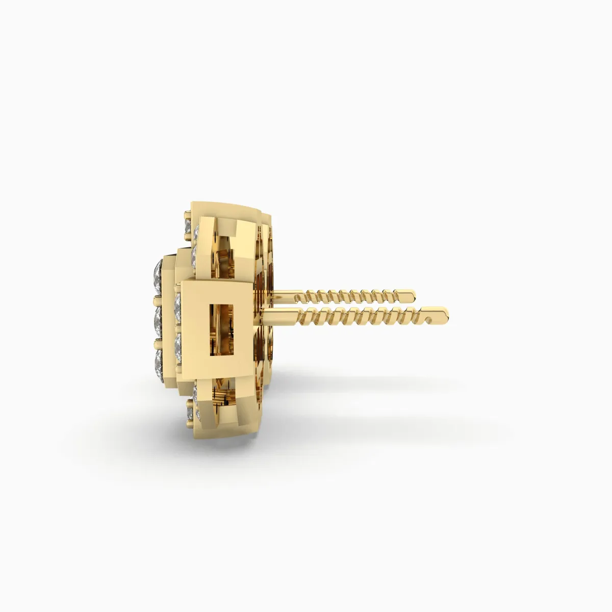 Baguette Dainty Studs Earrings