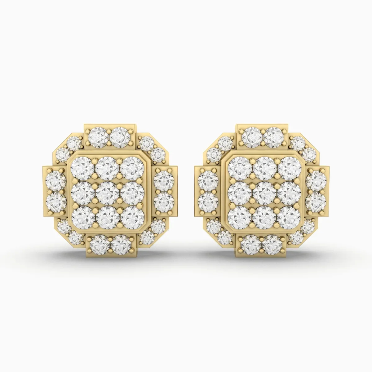 Baguette Dainty Studs Earrings