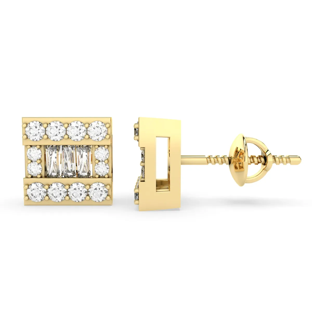 1.32 CT.T.W Natural Diamond Earrings