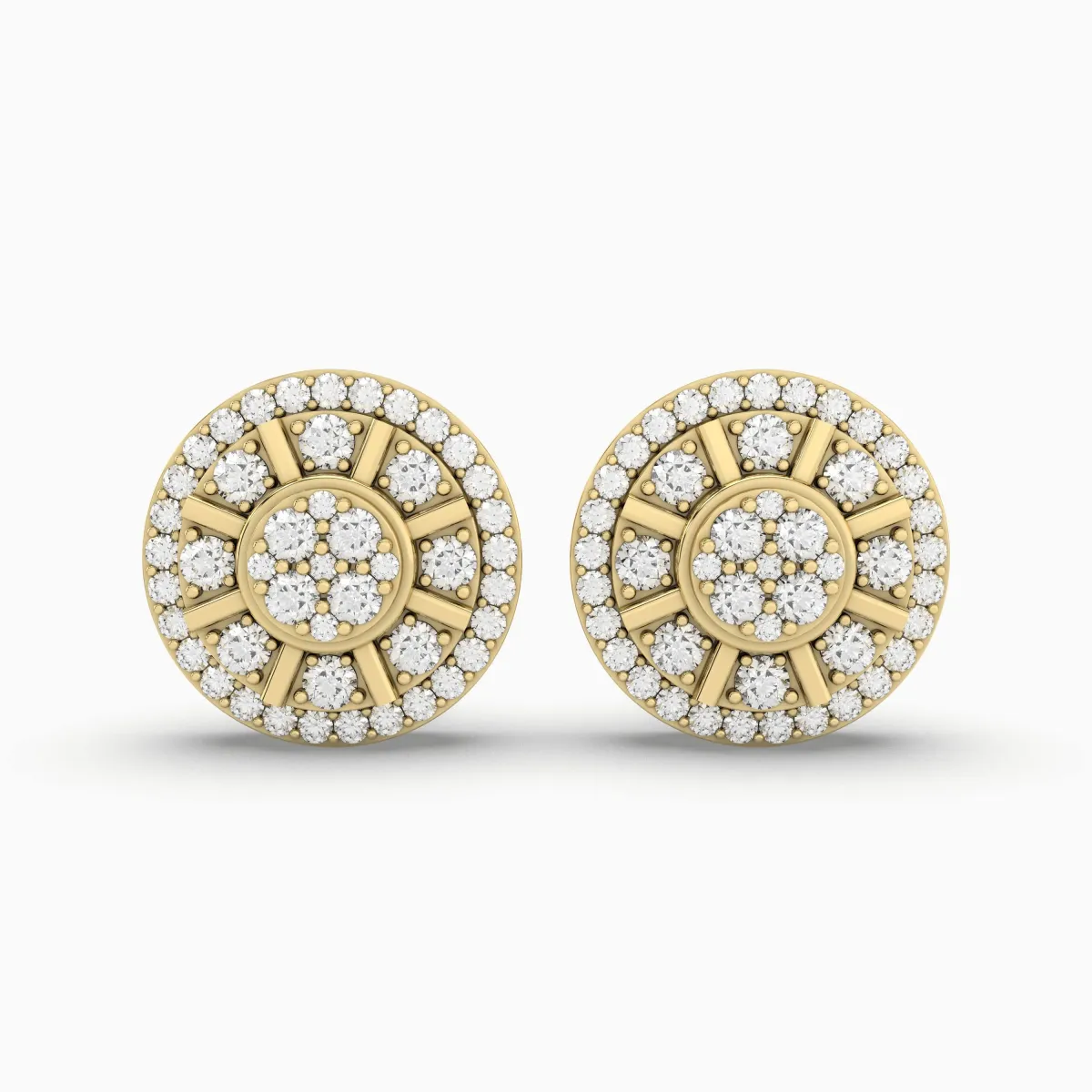 0.4 CT.T.W Round Natural Diamond Earrings
