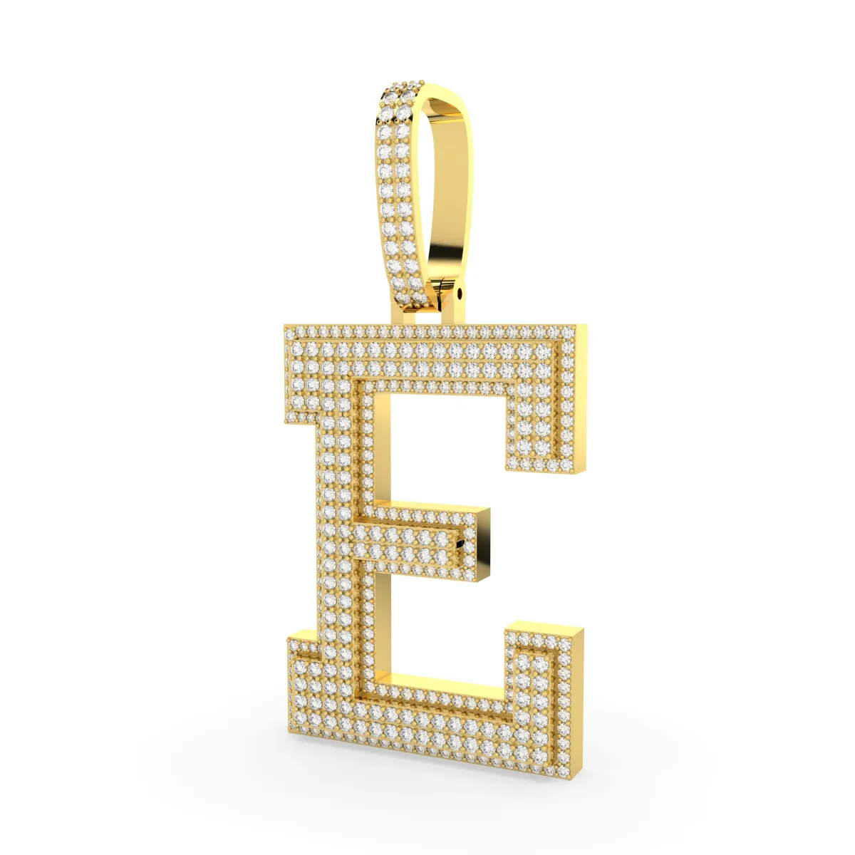 Natural Diamond Initial 