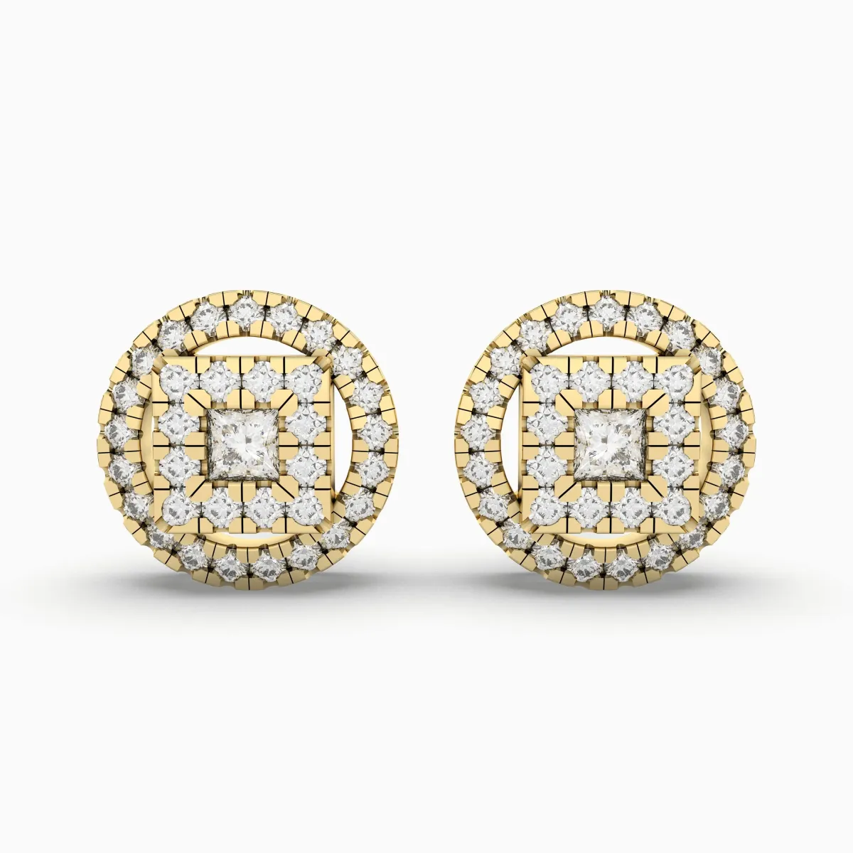 0.36 CT.T.W. Natural Diamond Stud Earrings