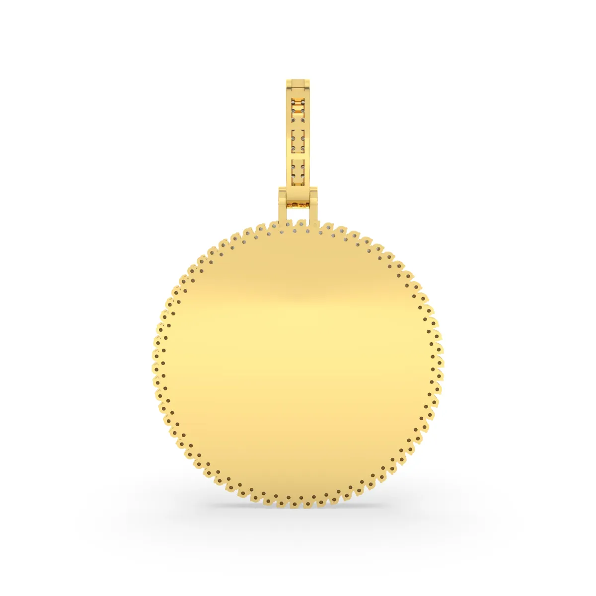 Natural Diamond Memory Picture Pendant