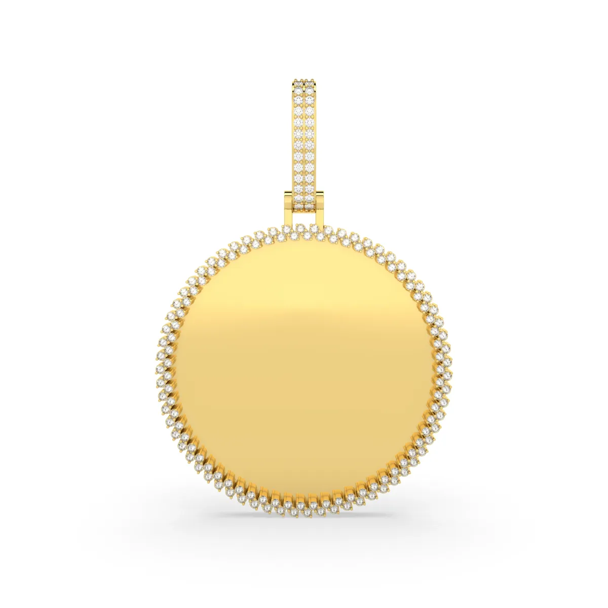 Natural Diamond Memory Picture Pendant